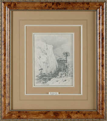 Волков Ефим Ефимович. Алупка. Горный пейзаж